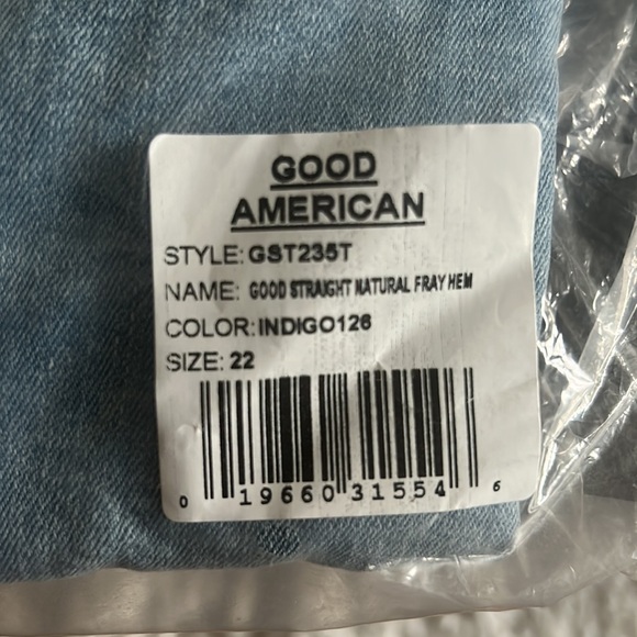 Good American Good Legs Straight jeans - Picture 2 of 4